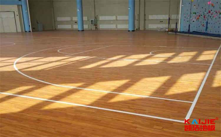 籃球館柞木地板